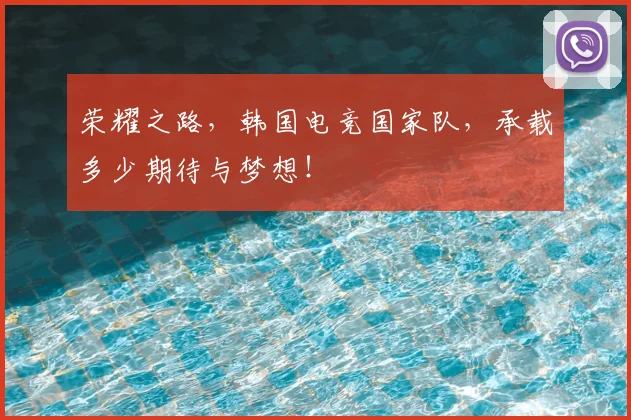 荣耀之路，韩国电竞国家队，承载多少期待与梦想！